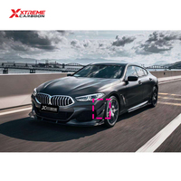 XTREME Kit Carrosserie Amélioré en Fibre de Carbone Sec, Lame d'Air et Ailerons de Pare-chocs Avant pour BMW G16 840i M850i Série 8 (2019-2023)