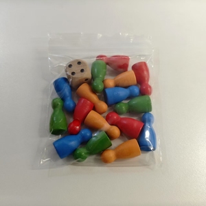 16Pcs Bằng Gỗ Pawns Ludo Trò Chơi 12*25Mm & 1PC Bằng Gỗ Dice 16Mm Trong Bage Nhựa Gỗ Đồ Chơi Tabletop Linh Kiện Mảnh Trò Chơi Hội Đồng Quản Trị cầm đồ - Product Image 6