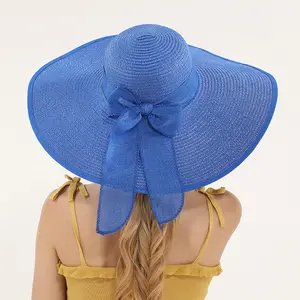 Женская широкополая соломенная шляпа