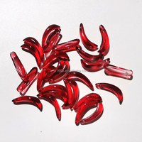 Rétro chrysanthème bord de mer fleur pétale forme perles de verre pour la fabrication de bijoux à la main épingle à cheveux accessoires en vrac en gros