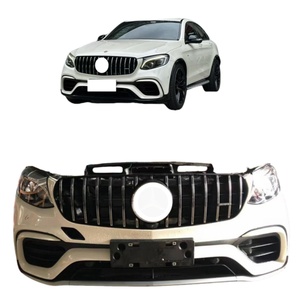 Pare-chocs avant en ABS d'<span class=keywords><strong>occasion</strong></span> pour <span class=keywords><strong>Mercedes</strong></span>-Benz GLC63 X253 Surround GLC43 Ventilateur électronique <span class=keywords><strong>CLC</strong></span> Grill Intake & Anti-Collision Beam - Product Image 1