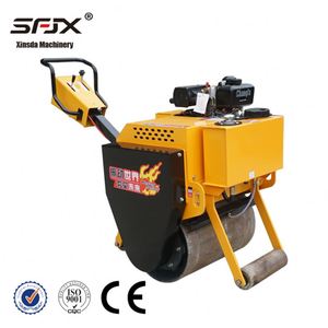 Mini-rouleau vibratoire pour piétons, rouleau à tambour unique, rouleau diesel haute puissance HYDAC, rouleau compresseur routier de 330 kg - Product Image 2