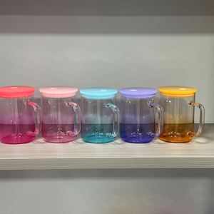 Mug en verre thermorésistant de qualité supérieure 15oz avec poignée pour studio de yoga, pilates et fitness - Product Image 6
