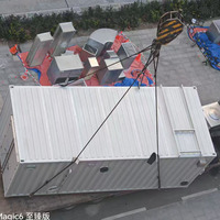 Station de refroidissement adiabatique intégrée DYF à dissipation thermique élevée, station de refroidissement modulaire pour salle de serveurs haute densité PLC