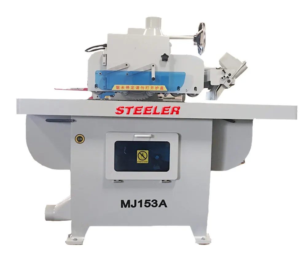 MJ153A Wood Cutting Straight Line Woodworking Machine Single Rip Saw for Carpenter