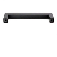 Poignées de tiroir noir mat 76mm quincaillerie et poignées d'armoires de cuisine durables pour cuisine bureau hôtel maison et placard 128mm utilisation de porte