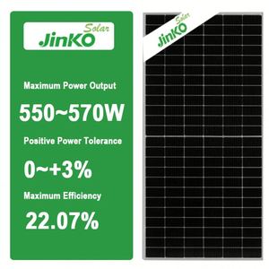 JINKO แผงโซลาร์เซลล์โปร72HC เสือ550-570วัตต์ JINKO โมดูลโมดูลโมดูลโมดูล P ชนิด monofacial 550W 555W 560W 565W 570 W โมดูล JINKO PV - Product Image 2