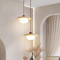 Luminaire suspendu en travertin de style nordique Wabi Sabi pour îlot de cuisine, table à manger, lampe suspendue en pierre jaune naturelle, salon, chevet