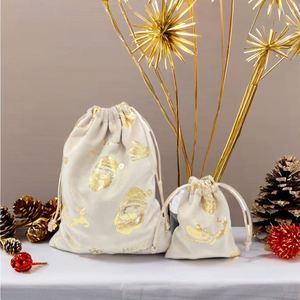 Multi-Style <b>Christmas</b> Drawstring Printed <b>Gift</b> <b>Bag</b> for Festive X'mas Decoration - Product Image 6
