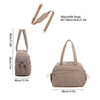 Sac de sport fourre-tout en polyester de haute qualité, coloré, grande capacité, multi-poches, pour femme, fitness, yoga, tennis, voyage, raquette