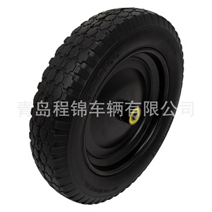 CJ Solid Tire 14.5x4.80/4.00-8 Flat Free Caster Wheel For Tool Use - Product Image 4