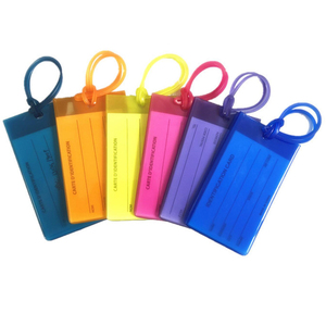 Étiquettes d'identification de voyage en PVC, étiquettes de bagages, étiquettes de croisière pour valises, étiquettes de bagages - Meilleures ventes - Product Image 1