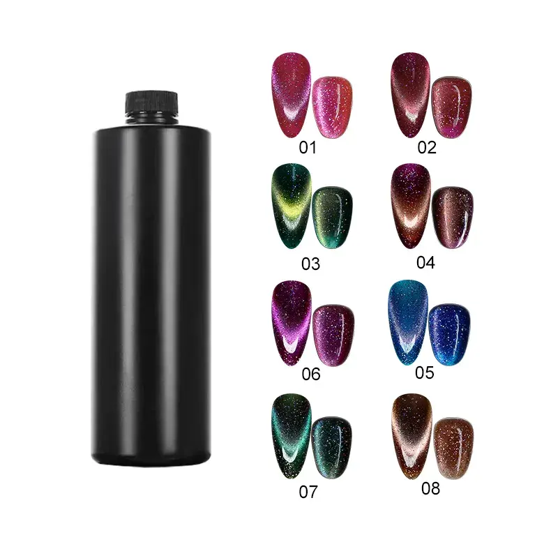 Vente en gros Vernis à ongles en gel UV/LED personnalisé Oeil de chat Vernis à ongles en gel UV magnétique