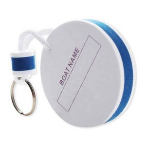 Manufacturer Free Design Shape Cylindrical Printed Logo Boat Key Chain EVA Materia Custom Nautical Foam Floating Keychain - Product Image 5
