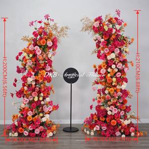 DKB Usine En Gros De Luxe Fleur Artificielle Arche De Mariage Décoration Fleur Arche Ronde pour La Décoration De Scène De Mariage - Product Image 2