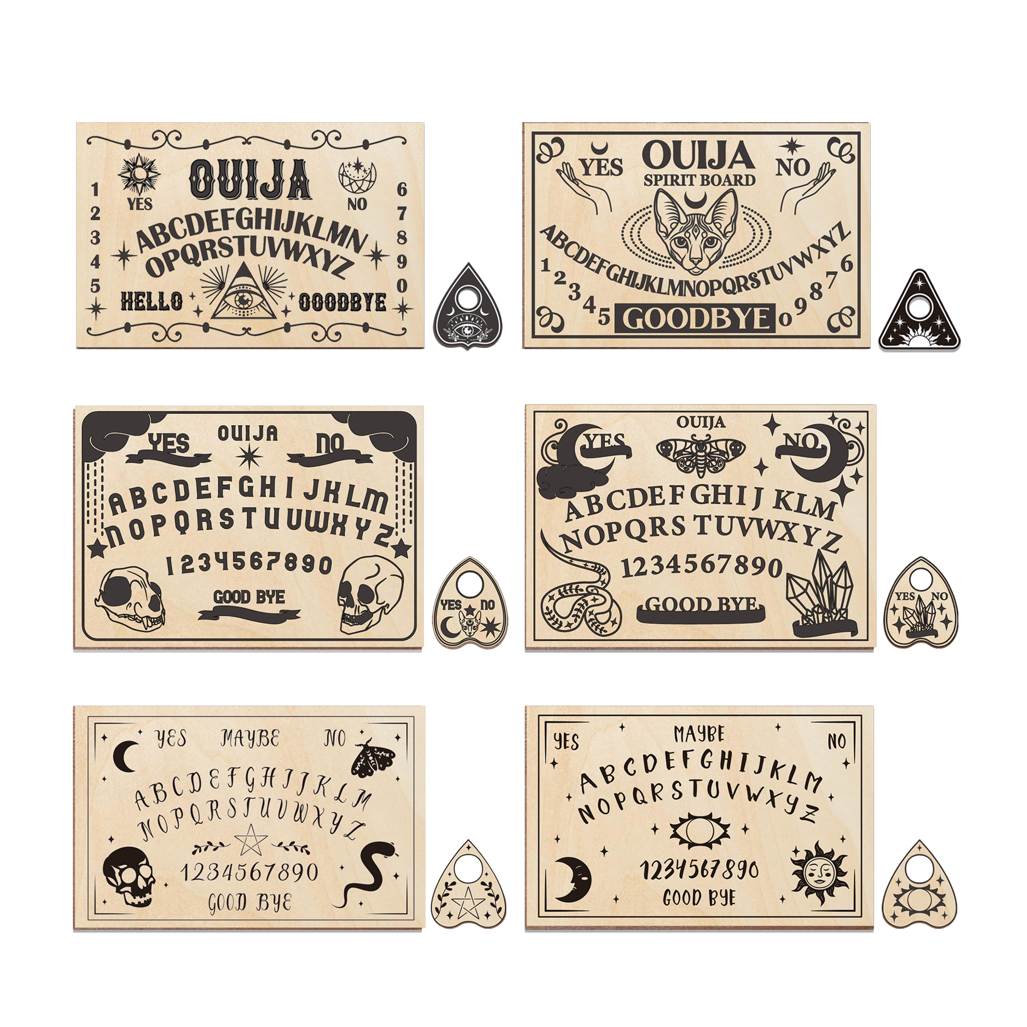 【中古】ウィジャボード OUIJA BOARD (⚠️注意⚠️) Ouija Board – Calico Toy Shoppe