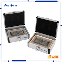 AIST – ensemble de lentilles d'essai progressif 22 pièces, les équipements optiques les plus populaires plateau et boîtier en Aluminium ophtalmique