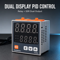 TUOBANG TCN4S TCN4M TCN4H TCN4L 48*48 Pengontrol Suhu PID Tuning Otomatis Input K/E/PT100 Output SSR+Relay Termostat Industri