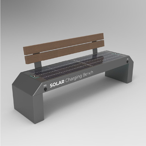 Station de charge solaire Y2 Power WYN pour l'extérieur, charge de téléphone portable, double ports USB, construction en acier inoxydable - Product Image 4