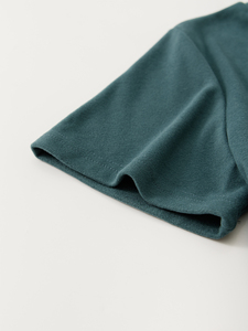 Ensemble de pyjama décontracté à col rond de haute qualité, très vendu, couleur unie, manches courtes, vêtements de détente pour femmes, pour le printemps, l'été et l'automne - Product Image 4