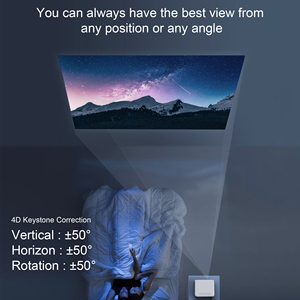 <span class=keywords><strong>MECOOL</strong></span> <span class=keywords><strong>KP1</strong></span> 1080P Proyector LCD de cine en casa 700 lúmenes Enfoque manual con WiFi Video Enfoque manual WiFi Video - Product Image 4