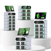 Distributeur Automatique de Téléphones Portables Bajie à Recharge NFC et Paiement, Borne de Partage de Batteries Externes, Adaptée aux Centres Commerciaux
