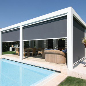 Rèm Cuốn Nhôm Pergola Sân Vườn Ngoài Trời Bộ Dụng Cụ Nhôm Pergola Ban Công Chống Nắng Cách Nhiệt Màn Trập Lăn - Product Image 5