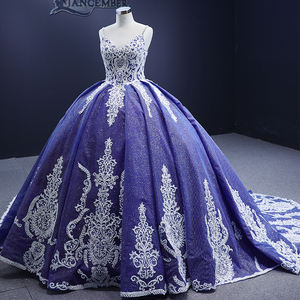 Jancember 222174 Glitter Spaghetti Strap Lace Vestidos de fiesta de noche para niñas - Product Image 3