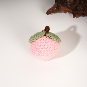 Handmade Crochet trái cây búp bê thiết lập dễ thương dệt kim bơ táo dưa hấu & hơn may & dệt trang trí nội thất & Quà Tặng - Product Image 5