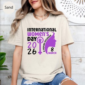 T-shirt Floreale Femminista da Donna 100% Cotone Girocollo Manica Corta Casual Primavera Estate Stampa Jersey Vestibilità Regolare - Product Image 3