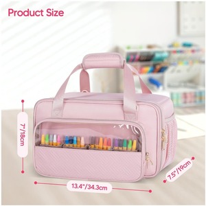 Bolsa Organizadora de Marcadores 2 en 1 al por Mayor con 60/120 Compartimentos para Lápices, Logotipo Personalizado, para Regalo Escolar - Product Image 2