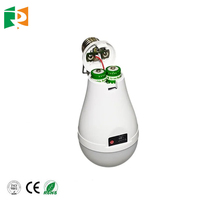 E27/B22 bohlam LED Multifungsi, bola lampu SMD mode cahaya kuat/lemah, kait logam tipe dunia untuk penggunaan rumahan daya AC/DC