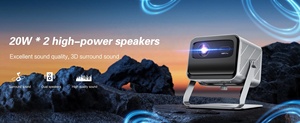 Nouveauté 2026 Système GTV Officiel 2200 ANSI Lumens Projecteur DLP Vidéo 4K Home Cinéma Full HD 1080P <span class=keywords><strong>Plafond</strong></span> Auto Smart Beamer - Product Image 3