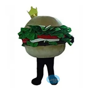Adult Hmburger Cheeseburger Mascot Costume For Advertising