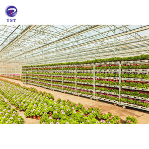 <span class=keywords><strong>Carrito</strong></span> de flores de acero con plataforma de contrachapado galvanizado para invernadero de almacenamiento de transporte - Product Image 5