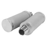 Élément filtrant sinteré haute précision, cartouche en maille d'acier inoxydable multicouche, filtre à liquide résistant à la chaleur, efficacité de 99,8%