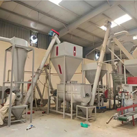 Ligne de production automatique d'aliments pour animaux de 3 à 4 tonnes/h, machine de fabrication d'aliments pour poissons/chats/chiens, usine d'aliments pour bétail/poulets/porcs à Dubaï