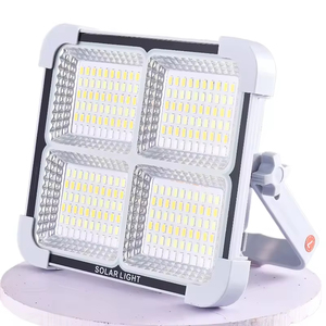 Portable Solar Powered <b>LED</b> <b>Lights</b> IP66 ABS Outdoor Camping Household Emergency Adjustable Flip <b>Battery</b> Floodlights Road - Product Image 5
