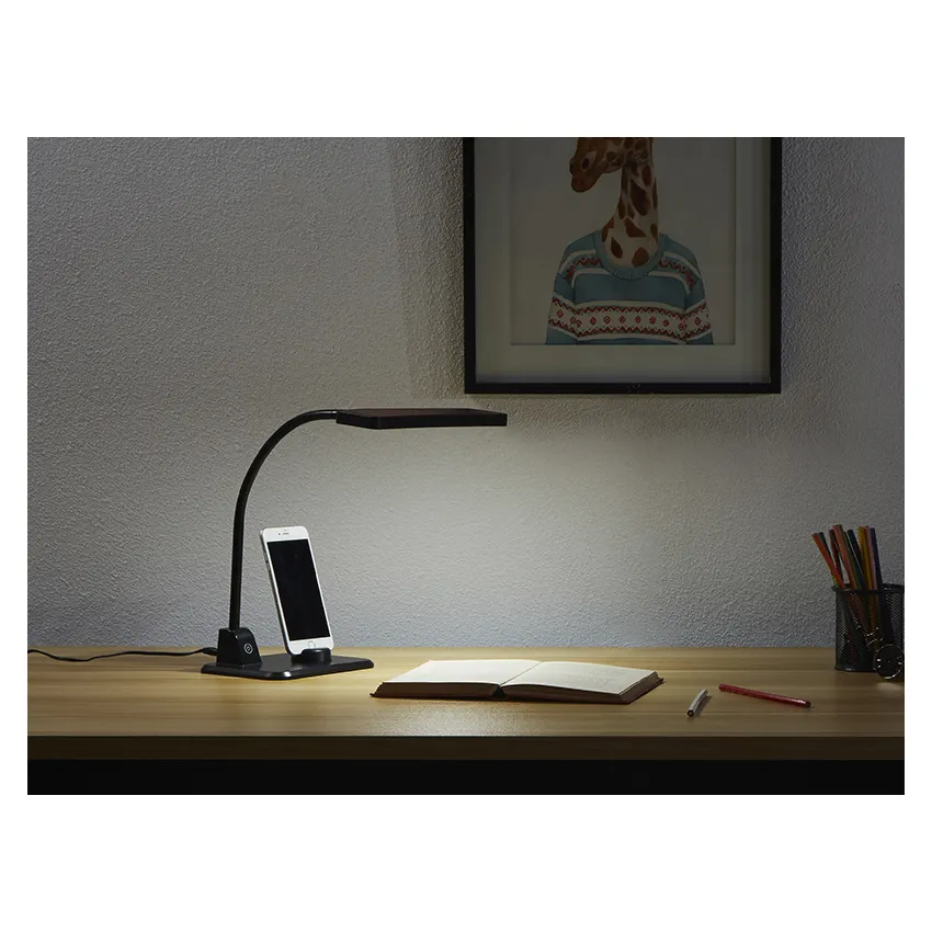 USB charger eye protection table lamp led student desk lamp study table light with holder