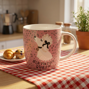 Mug en céramique de porcelaine à thème animalier de dessin animé, directement de l'usine, sans danger pour les aliments, compatible micro-ondes, réutilisable, compatible lave-vaisselle, personnalisable - Product Image 2
