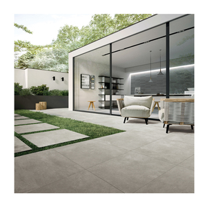 Carrelage <span class=keywords><strong>extérieur</strong></span> en porcelaine de 20 mm, finition mate, résistant à la chaleur, antidérapant, style rustique, imitation <span class=keywords><strong>béton</strong></span>, pour <span class=keywords><strong>allée</strong></span> - Product Image 3