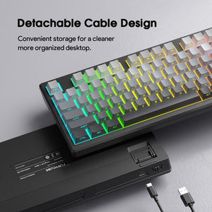 Clavier FURYCUBE IP75 filaire à sensation mécanique, RGB, 19 touches anti-ghosting, bouton intelligent multifonctionnel, idéal pour le jeu quotidien - Product Image 4
