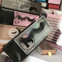 Cils en Soie 25mm à Marque Privée, Faux Cils en Vison 3D Naturels en Gros avec Contenant – Faux Cils