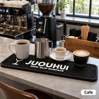Promotion 1000 pièces Tapis anti-dérapant en PVC souple écologique avec logo personnalisé pour bar, accessoire en caoutchouc personnalisé pour articles de bar