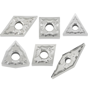 Plaquettes en carbure de qualité <span class=keywords><strong>a</strong></span>éronautique WNMG 080408 pour aluminium, finition superfine, pour tournage externe CNC, OEM - Product Image 1