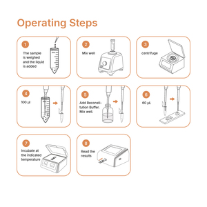 CE-gecertificeerde draagbare aflatoxine-meter, eenvoudig te gebruiken voor eetbare olie, veevoer, maïs en melk ter plaatse. - Product Image 4