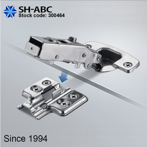 Thép không gỉ tủ bếp bản lề đầy đủ lớp phủ cửa tủ bản lề khung nhôm cửa tủ bản lề - Product Image 4