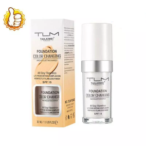 Fond de teint pour soins de la peau <span class=keywords><strong>TLM</strong></span> 30ML Fond de teint changeant de couleur Base de maquillage Liquide Cover Concealer - Product Image 1