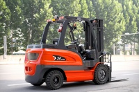 Chariot élévateur électrique Solreign CPD 3,5 tonnes, levage 5m, batterie lithium-ion, pour rayonnages hauts, certifié CE, avec déplaceur latéral électrique