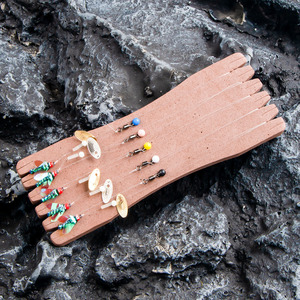 <span class=keywords><strong>Stimulator</strong></span> lalat kepala merah ikat tangan profesional untuk memancing ikan Trout dan Salmon di Sungai sungai danau - Product Image 1